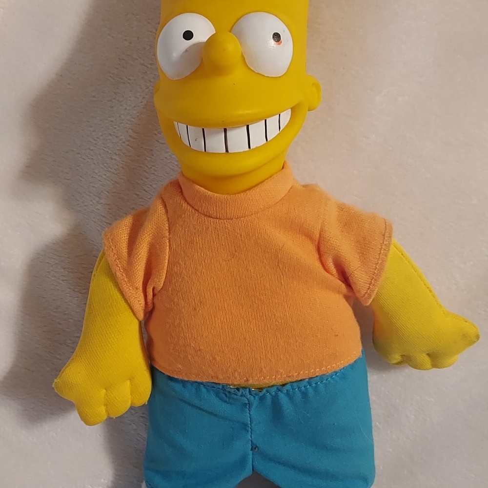 Vintage 1990 Bart Simpson plush